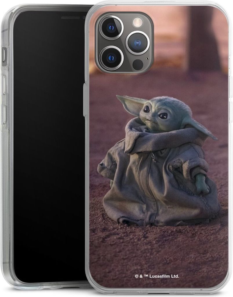 DeinDesign Handyhülle für Apple iPhone 12 Pro Max Silikon Hülle Case Smartphone Schutzhülle Star Wars Baby Yoda The Child