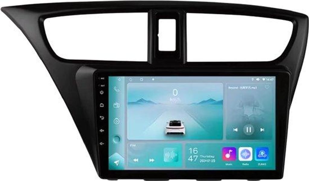 Autoradio avec Bluetooth et CarPlay pour Honda Civic 9 Image du produit 