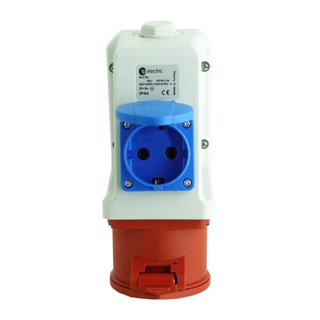 Solution prise murale CEE 16A et Schuko 230V IP44 contre le manque de prises - 6