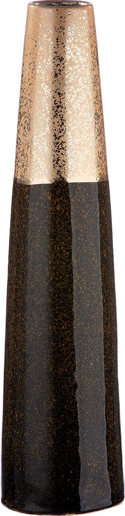 Gilde Vase, groß, konisch, "Macchia", Keramik, braun, VE 1, Produktbild 