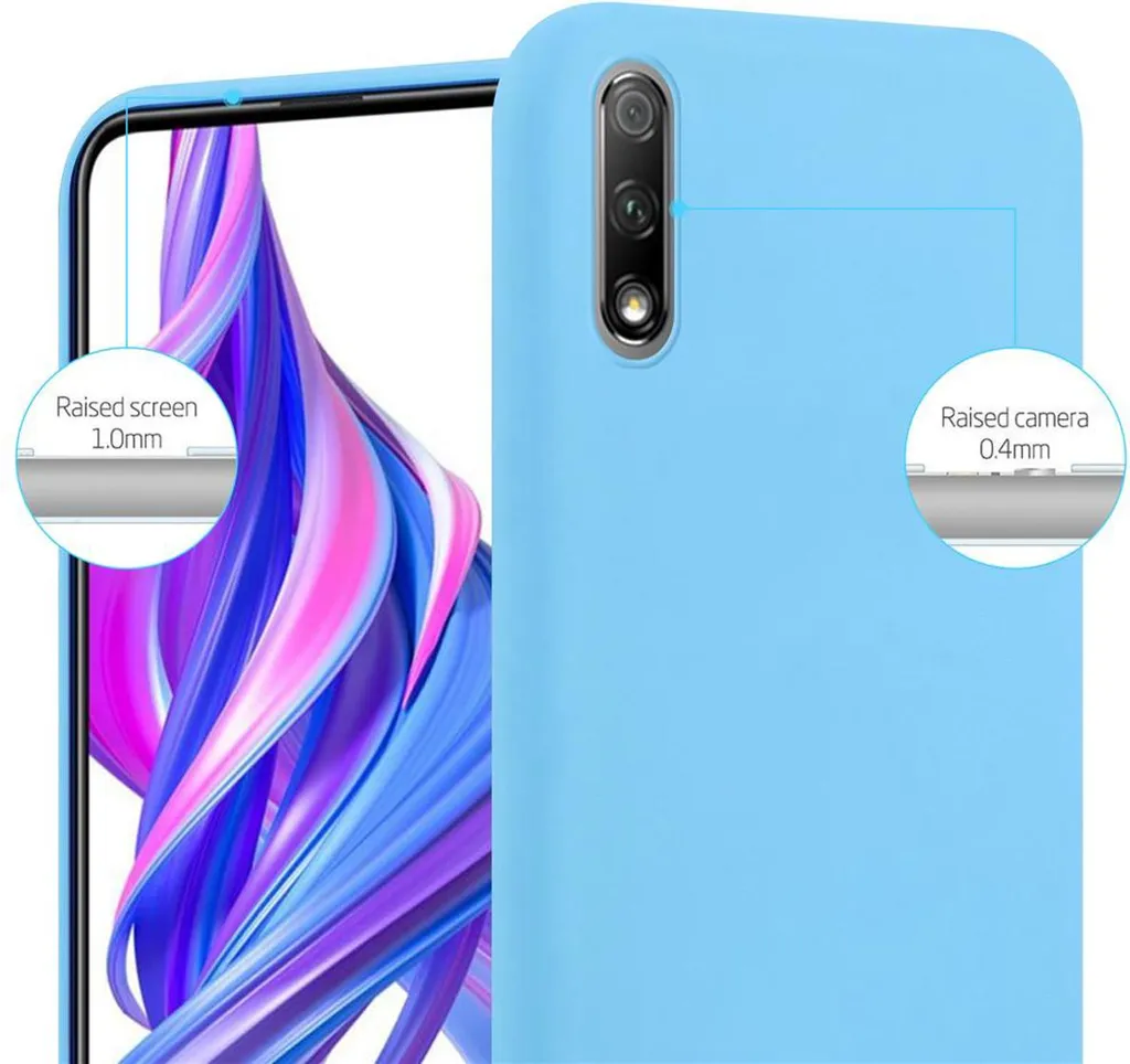 Custodia Honor 9X Lite Silicone Trasparente Ultrasottile – Cover Morbida TPU Antiurto, Bordo Rialzato, Effetto Invisibile