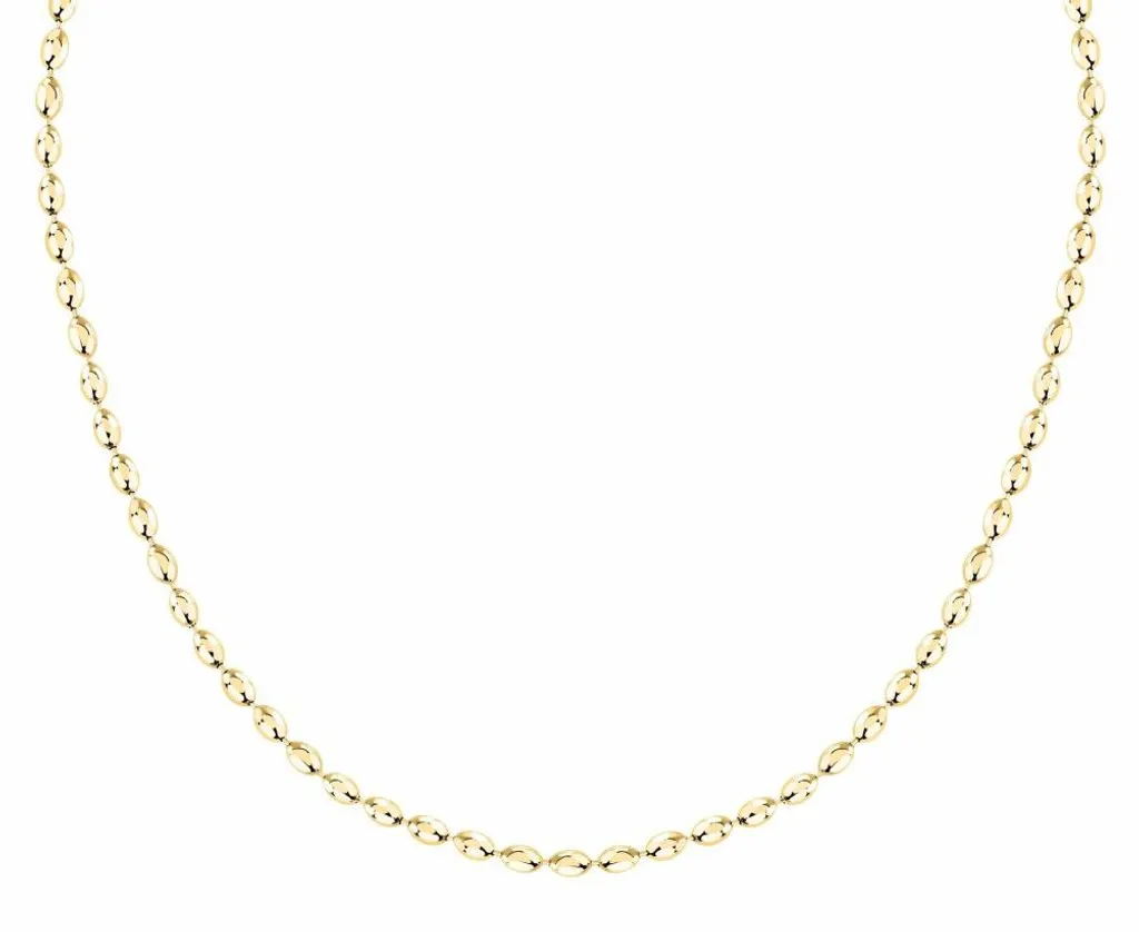 Collier maille entrelacée en plaqué or - Bijou de créateur pour femme