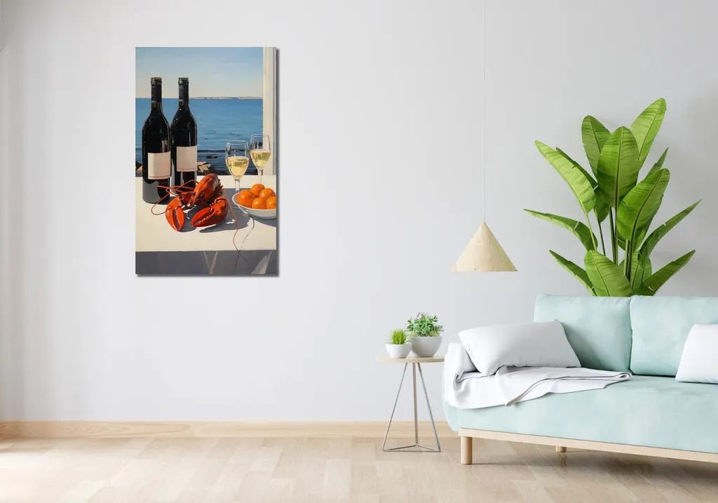 Décoration Murale 60x100 Dîner dans la baie - Impression Haute Qualité