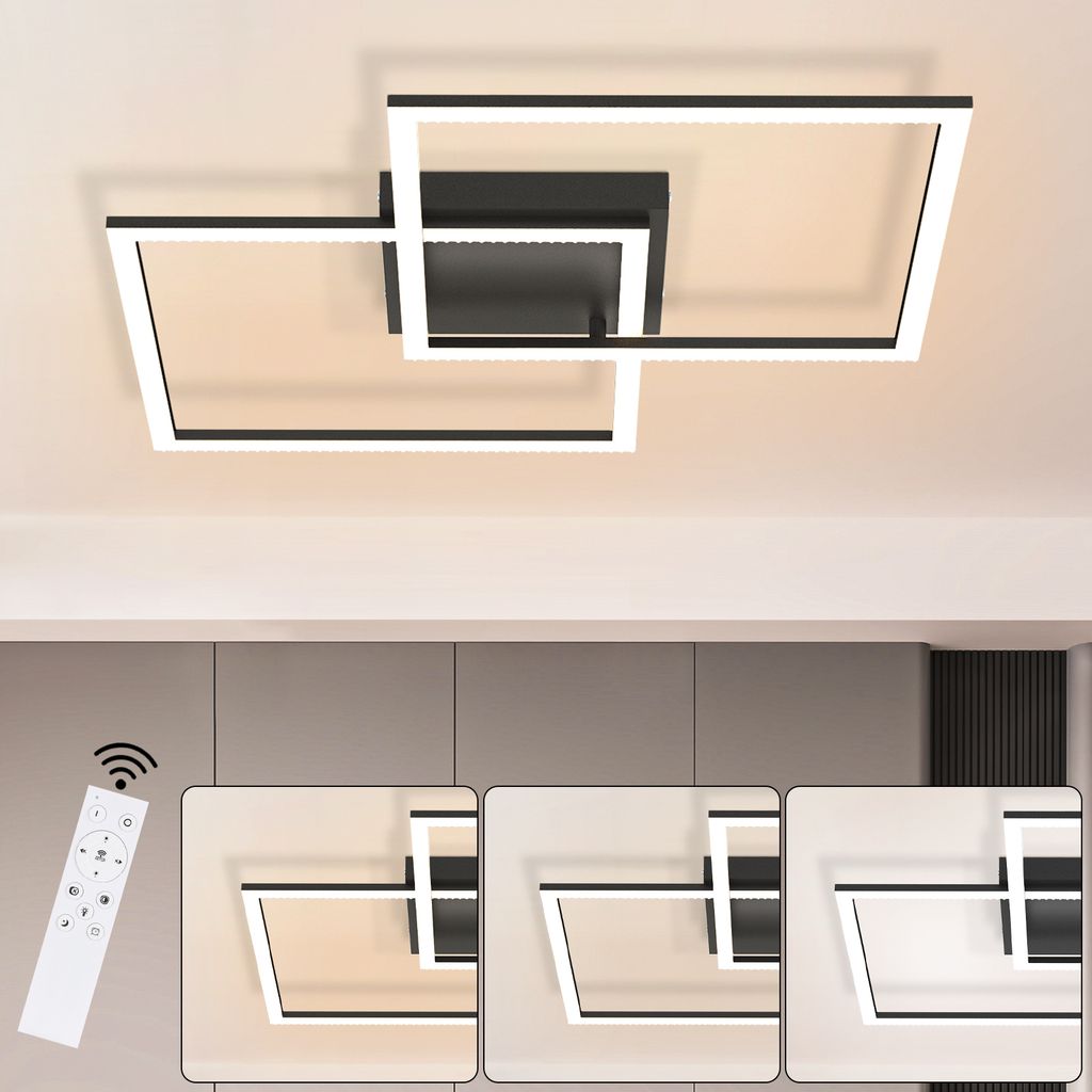 ZMH Lampa sufitowa LED - Ściemniana pilotem Lampa do salonu Zdjęcie produktu 