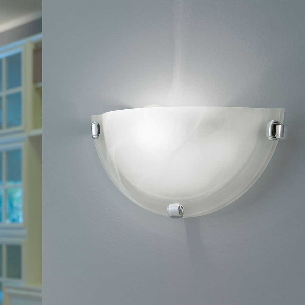 Applique Salome bianco, cromo Immagine del prodotto 