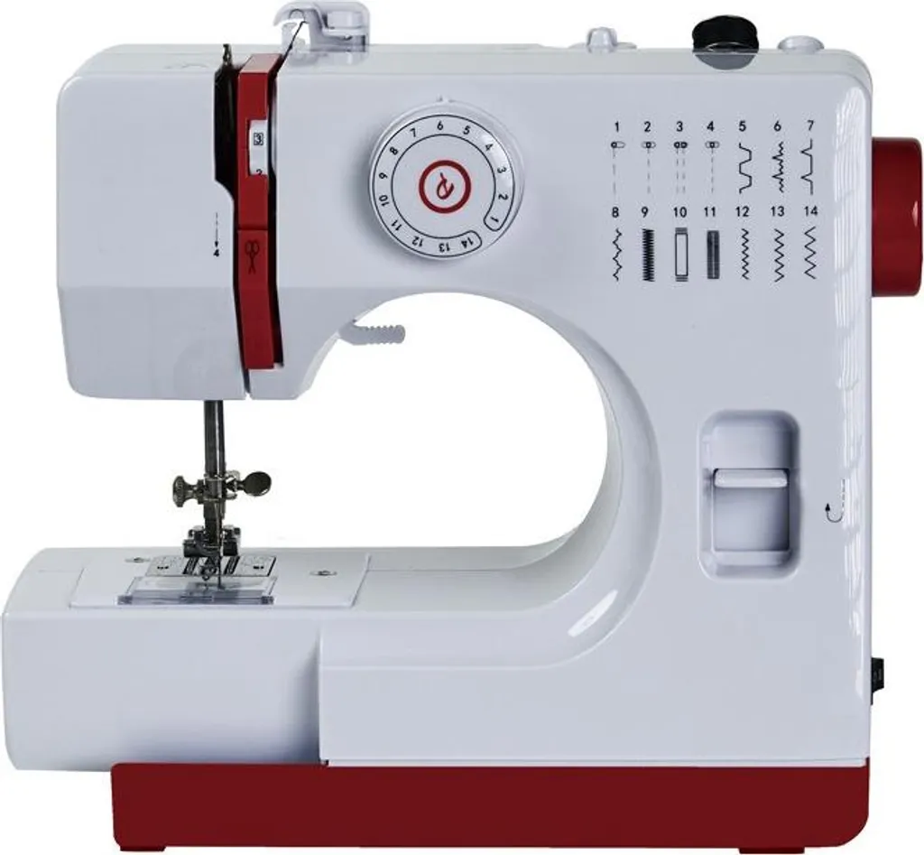 Machine à coudre portable INF avec 12 points intégrés et bras libre