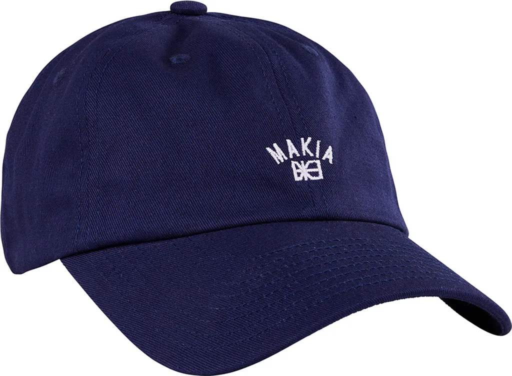 Casquette Makia Cove bleu homme en coton bio - Taille unique réglable