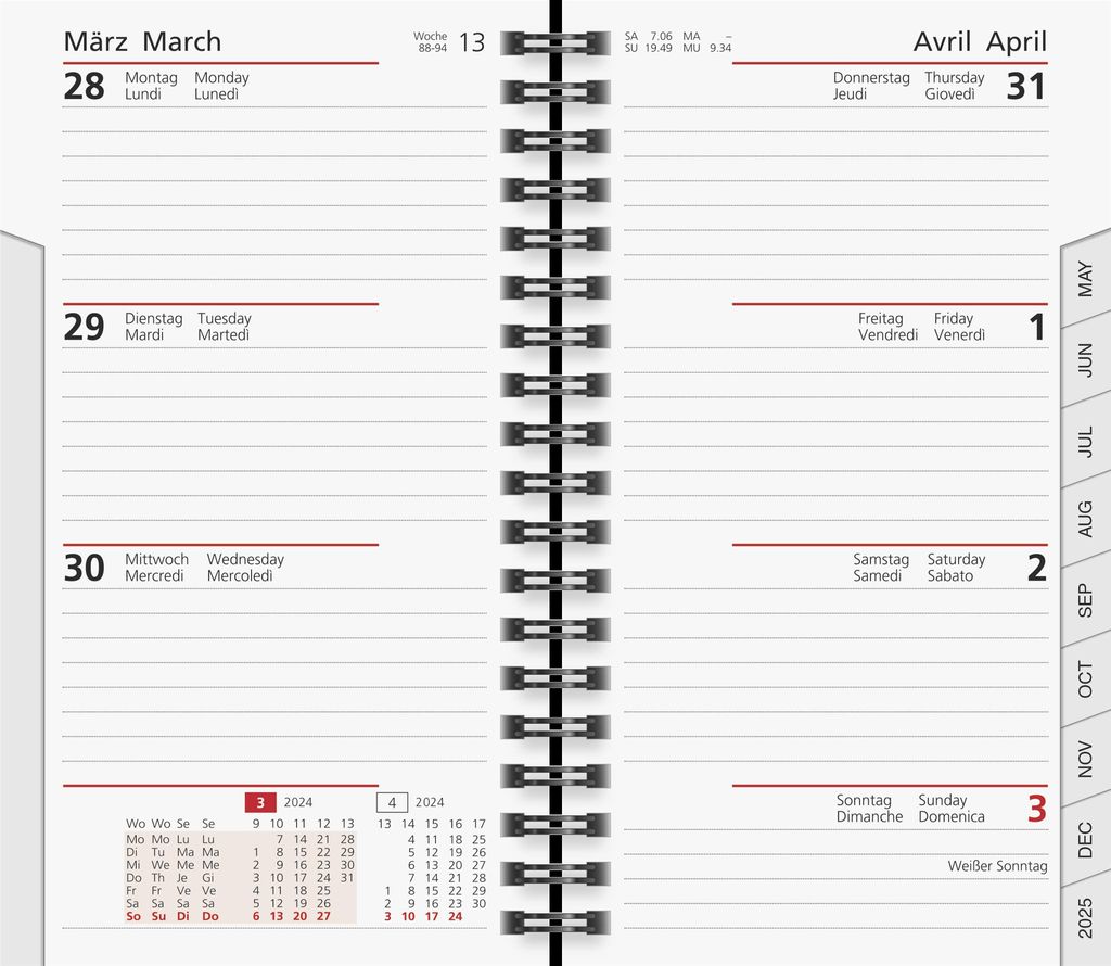 Rido/idé Taschenkalender 2025 „Fabulous“ – A6 Kunstleder, Wochenplaner Mit Notizseiten