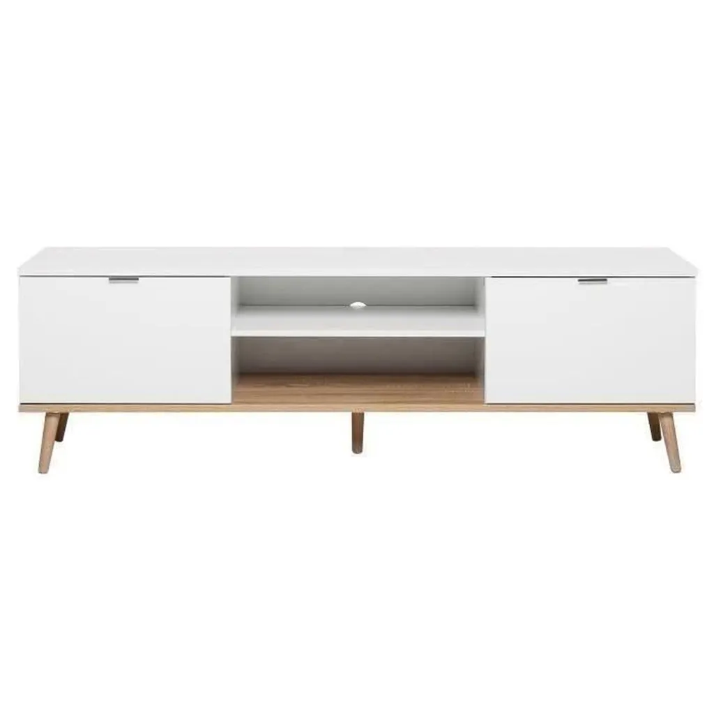 Meuble TV COPENHAGUE 160 cm : Dites Adieu au Désordre de vos Câbles