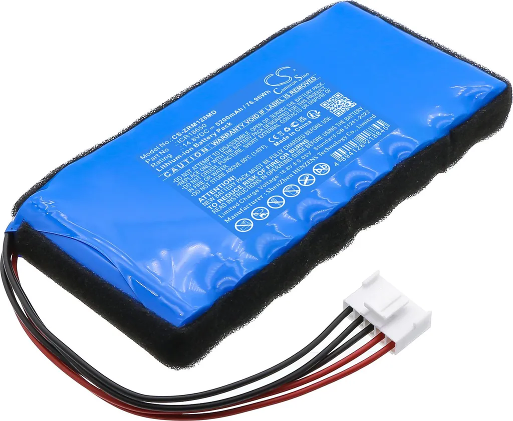 Batterie pour Zoncare iMAC 120B compatible avec le modèle ICR18650
