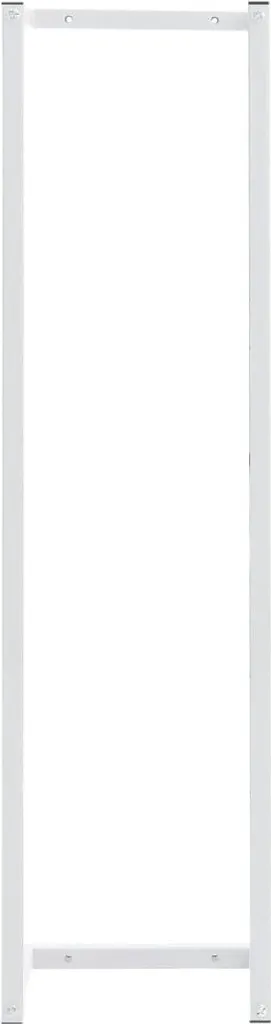 Support serviettes blanc 95 cm pour séchage rapide en salle de bain