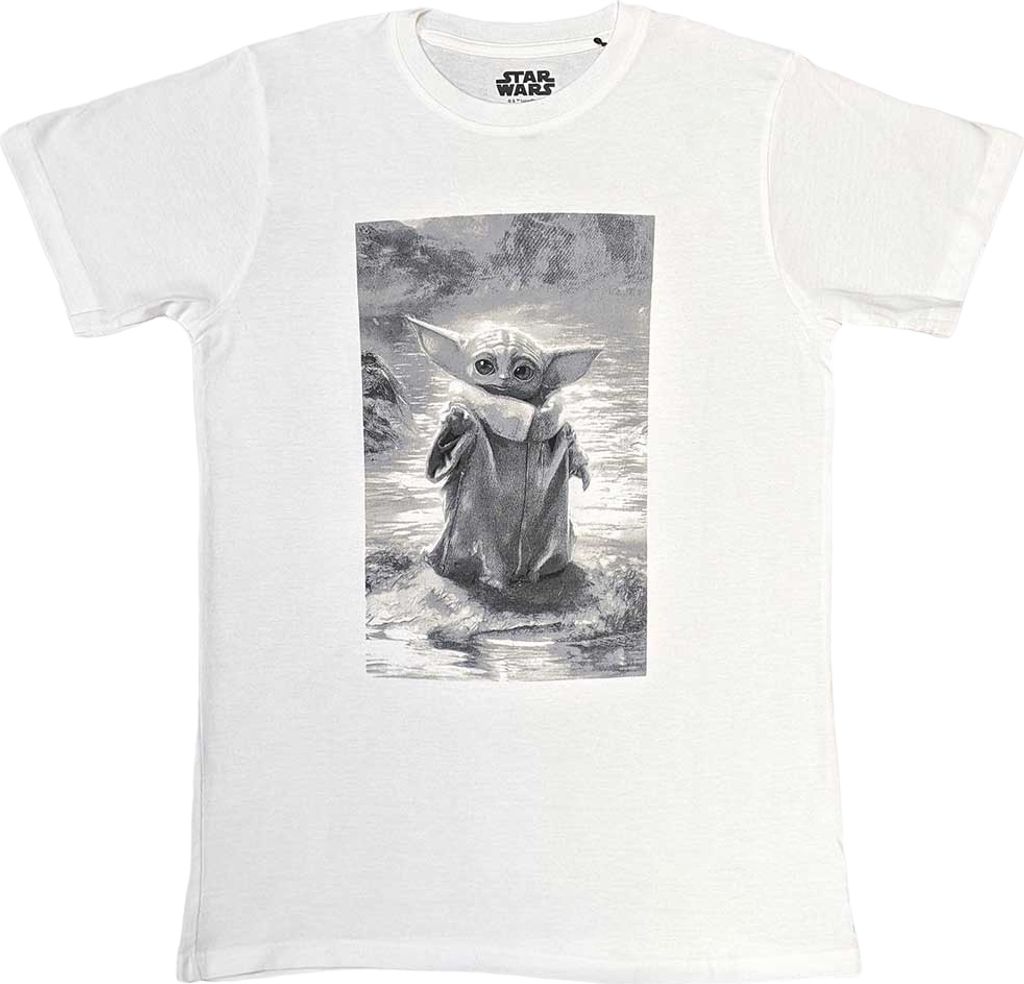 Star Wars: The Mandalorian - T-Shirt für Herren/Damen Uni RO10233 (XXL) (Weiß)