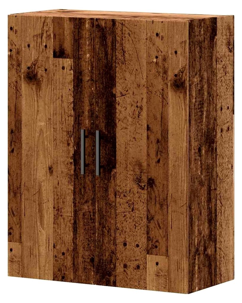 Hängeschrank für Badezimmer, Hängeschrank, Altholz, 69,5 x 34 x 90 cm