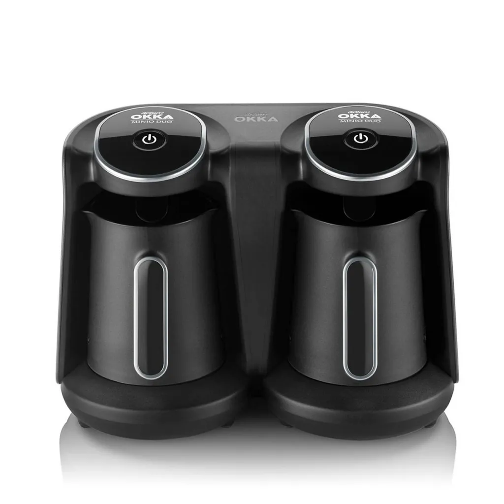 Arzum OKKA Minio Duo OK006 Cafetière Turque 880W Double Verseuse Argent