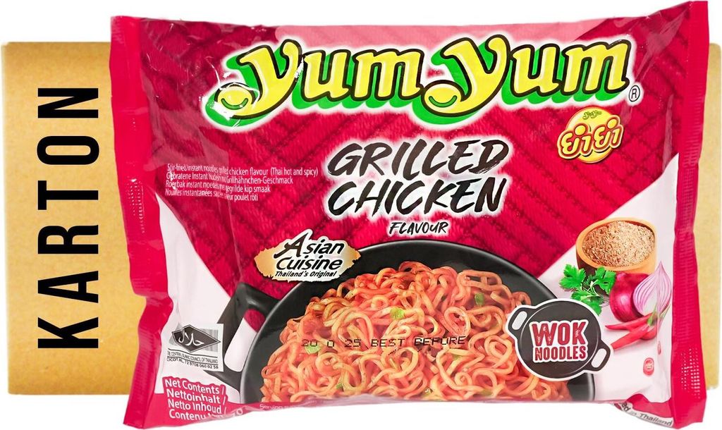 Yum Yum Nudeln Grilled Chicken Flavor 30x70g Produktbild 