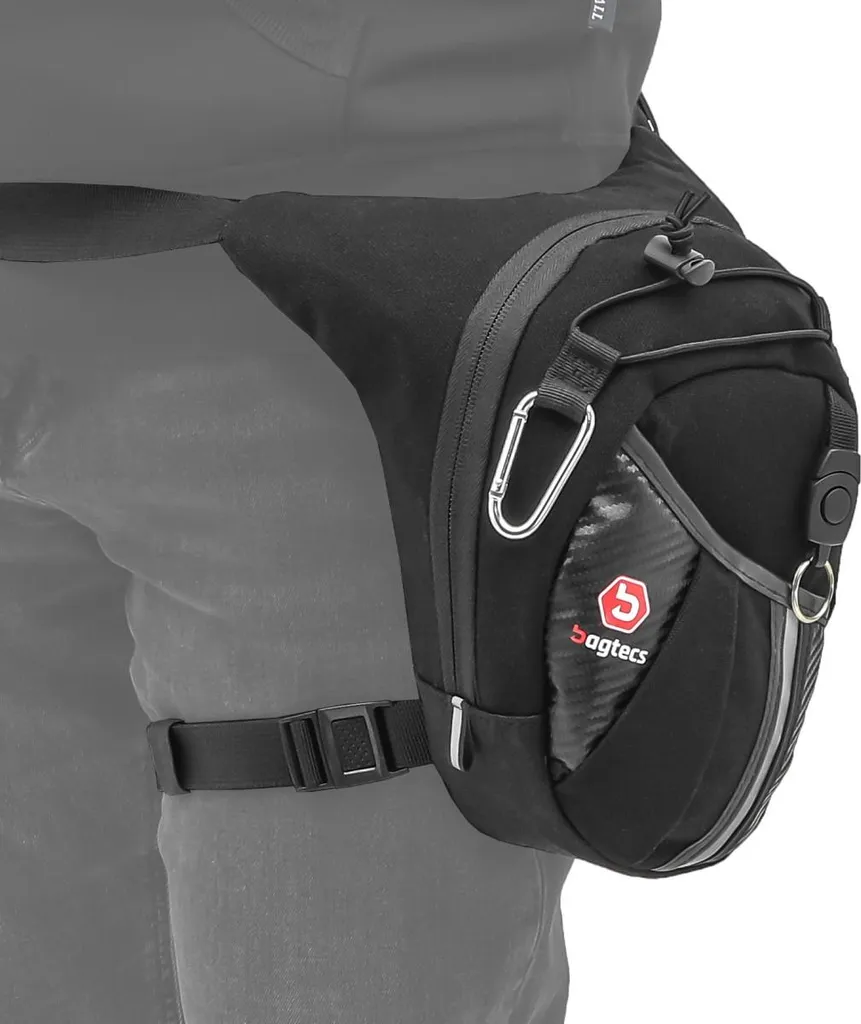 Sacoche de cuisse moto LB8 de 2,8L - Bagagerie motard ergonomique