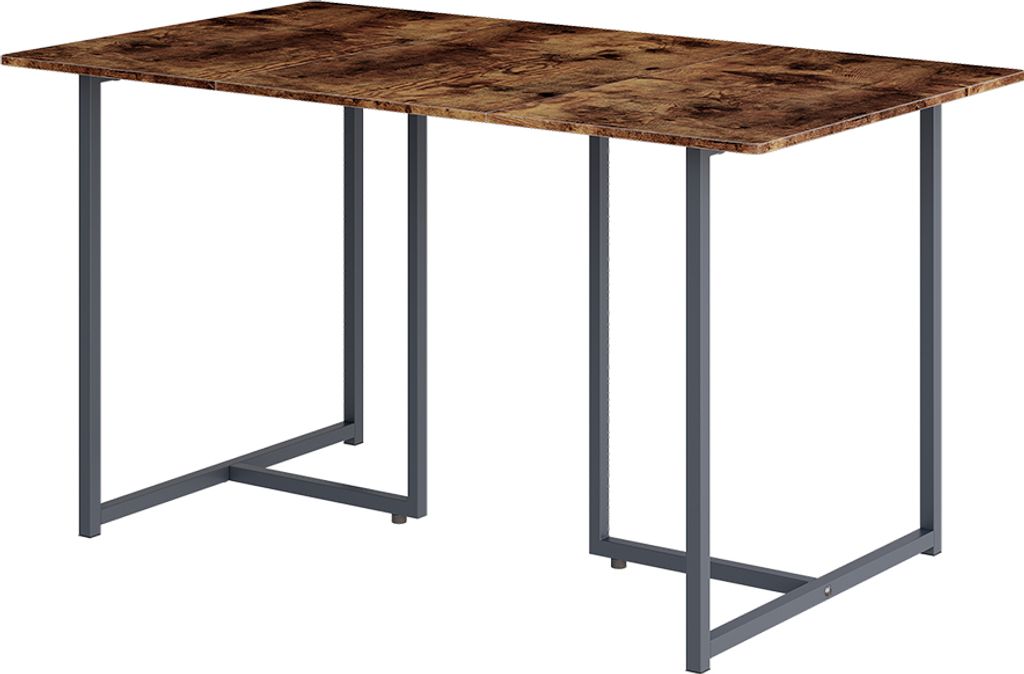 Esstisch Vicco Merido Eiche rustikal/Grau 140 x 80 cm, Produktbild 