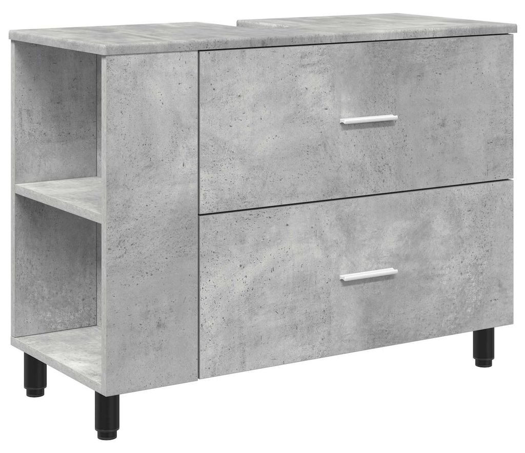 Waschtisch Betongrau 80 x 35 x 60 cm Holzwerkstoff