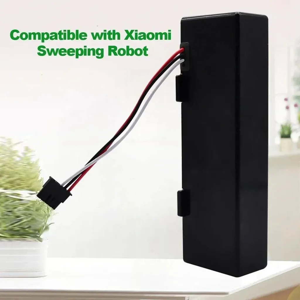 Batteria di ricambio per robot aspirapolvere Vacuum-Mop P - Pacco batteria agli ioni di litio - 12800 mAh - INR18650 4S1P - Solo batteria - Bianco