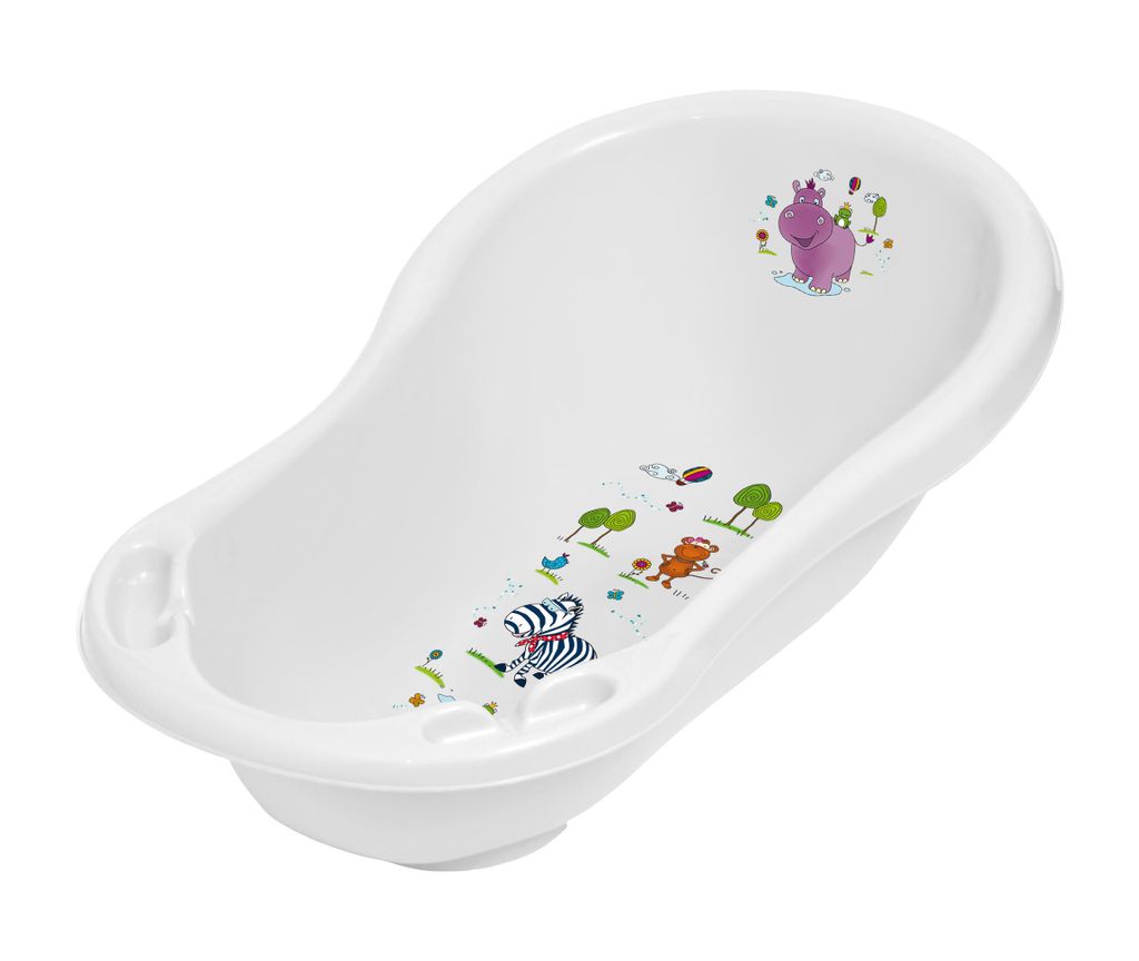 Keeeper Babywanne Hippo 84 cm - Weiß