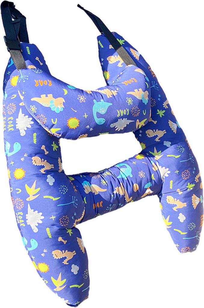 Kissen Kopfstütze Waschbarer Bezug Reisekissen Kissen Verschleißfest Ergonomisches Design Cartoon-Druck Nacken-Schulterstützkissenpolster