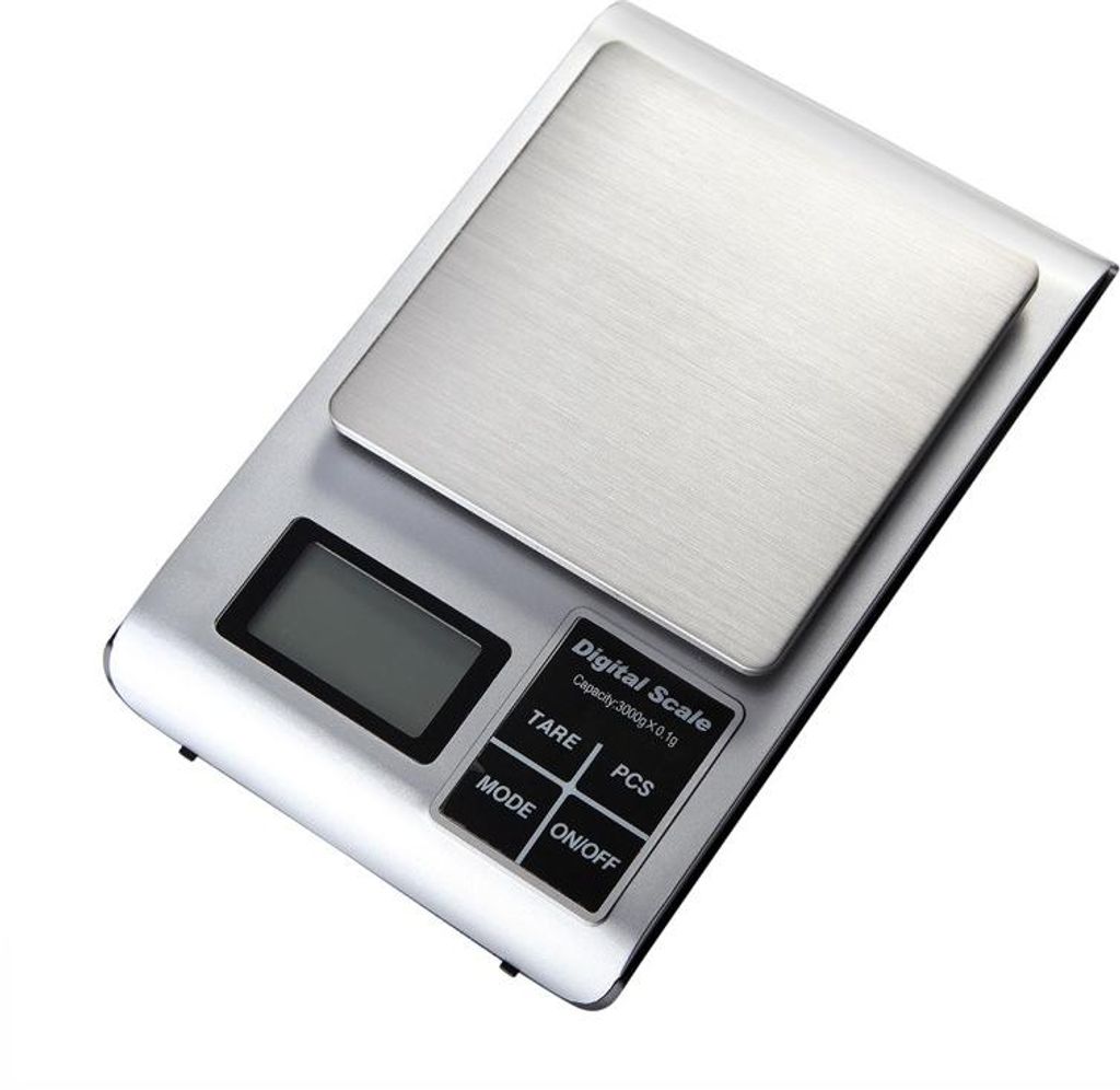 INF Digitale Küchenwaage 3000g/0.1g