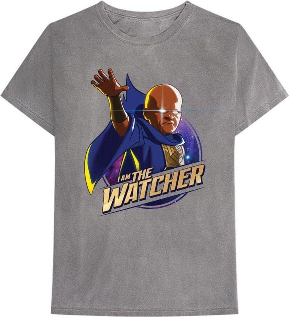 Marvel Comics - "What If I Am The Watcher" T-Shirt für Herren/Damen Uni RO4169 (M) (Grau)
