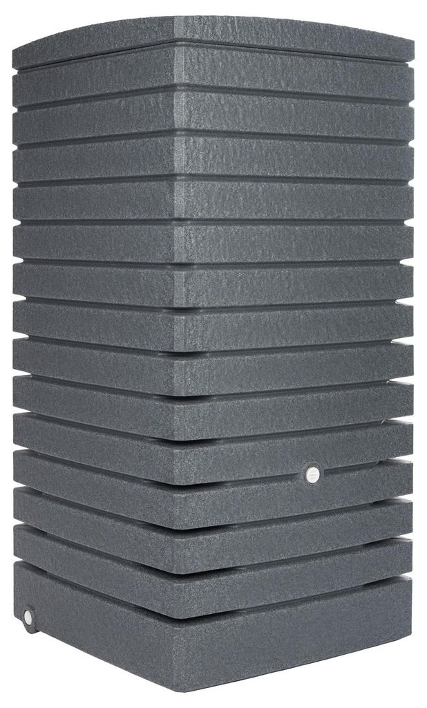 FLORANTIA Regentonne Quadrum 320 Liter anthrazit granit Produktbild 