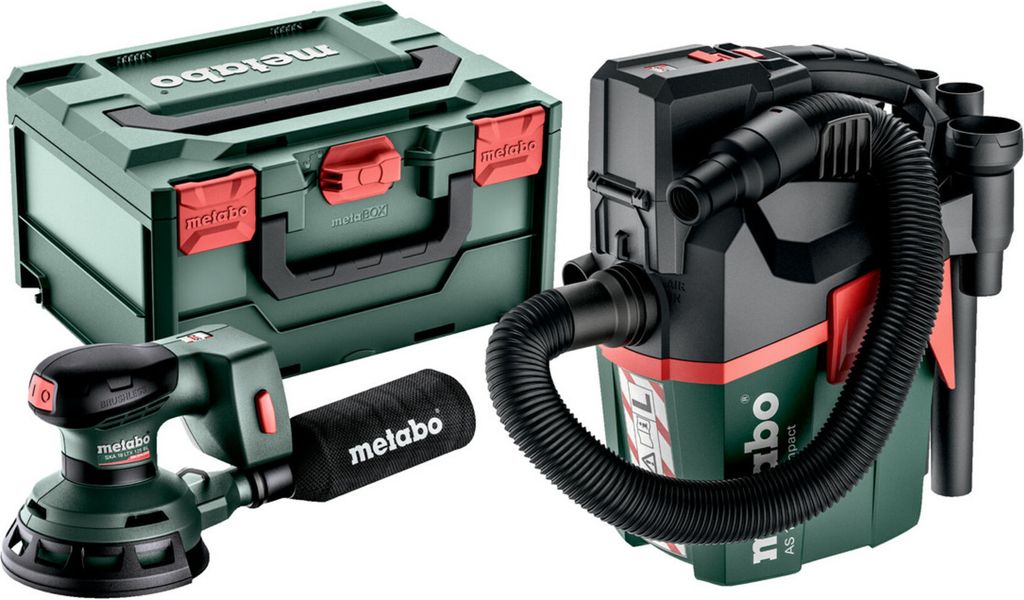 Metabo Set SXA 18 LTX 125 BL AS 18 L PC Compact Obrázok produktu 