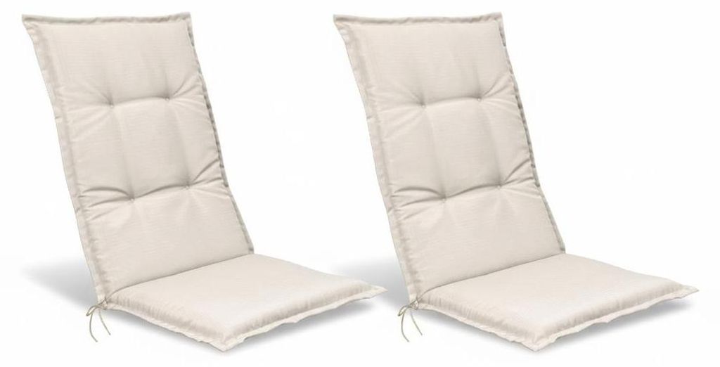 Beautissu Set di 2 cuscini per seduta Base HL con schienale Immagine del prodotto 