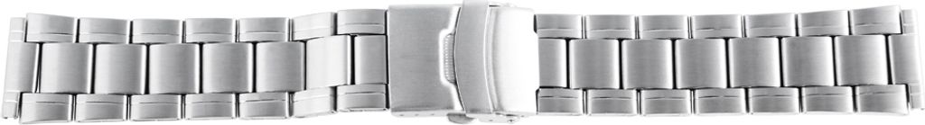 Gliederband Edelstahl Armband in silber, gebürstet, , 20 mm Produktbild 
