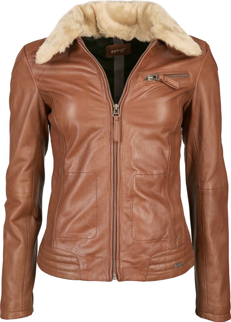 Maze Lederjacke Morelia Damen cognac L