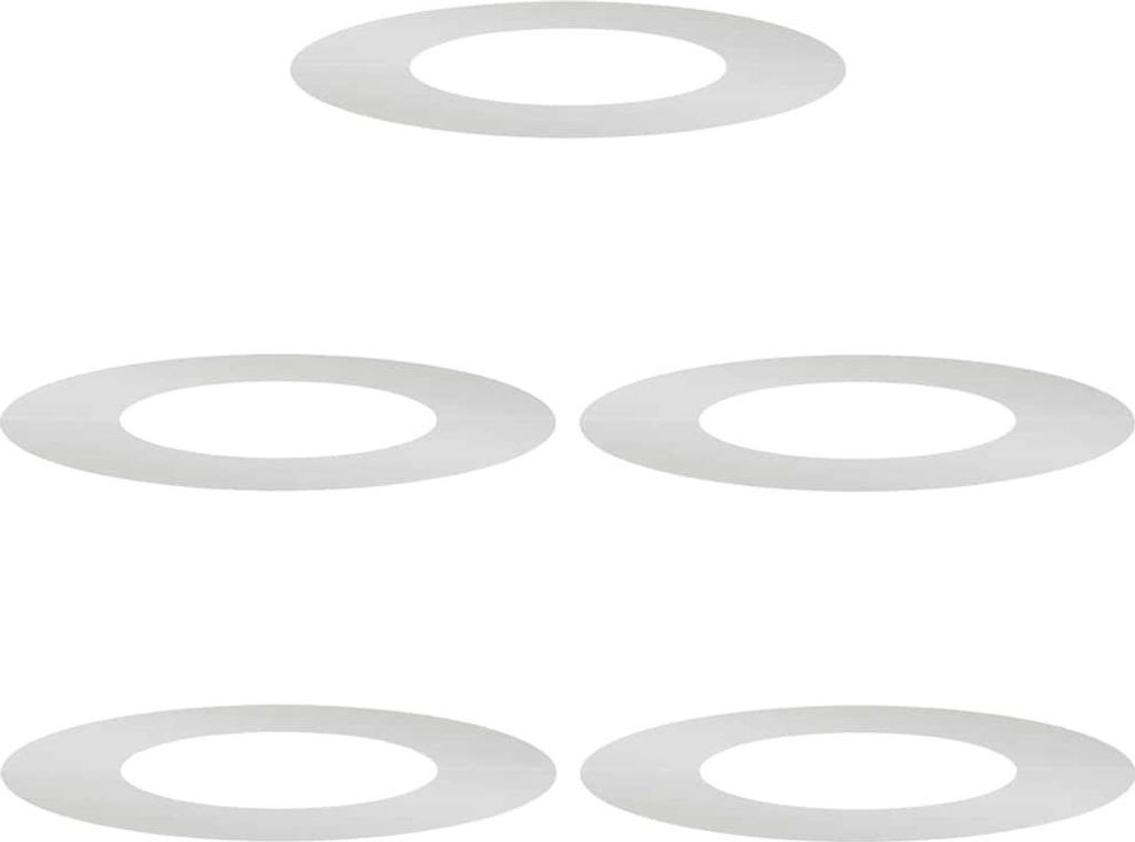 vidaXL geeignet für flache Baumringe 5 pcs Silber Ø40 / 70 cm