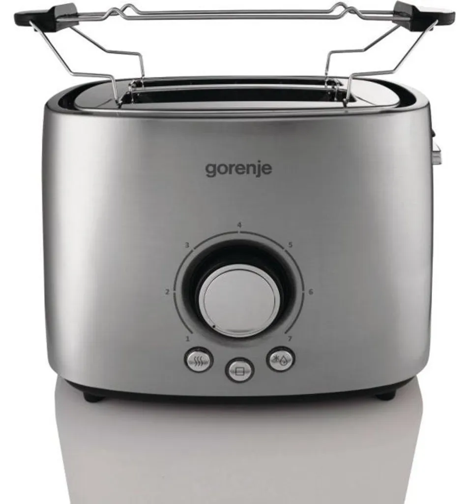 Grille-pain Gorenje T1000E Inox : Fini le Pain Brûlé ou Mal Décongelé