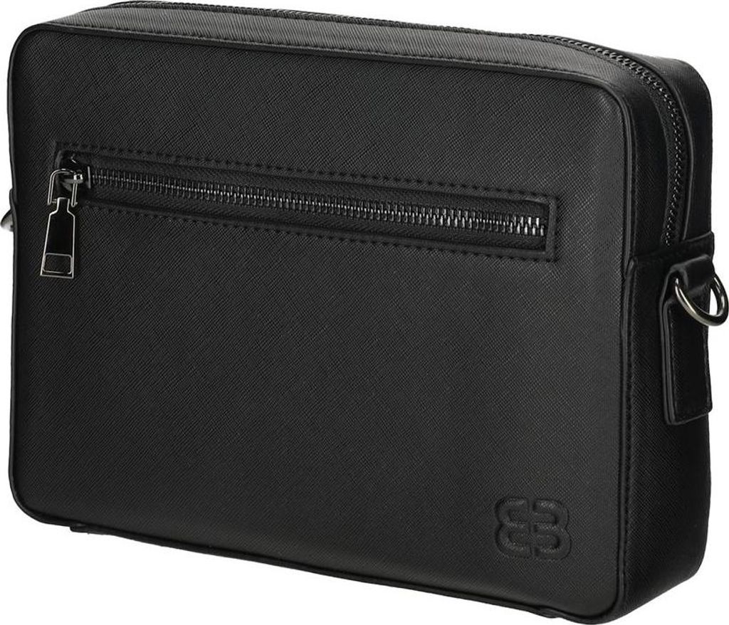 Damen Tasche Schultertasche Umhängetasche Crossover BagHandtasche Schwarz
