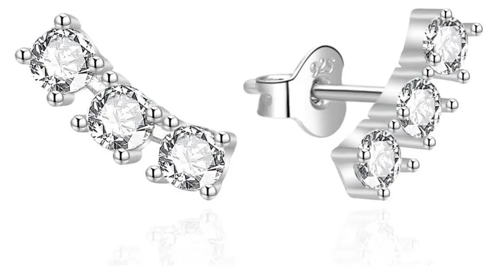 Boucles d'oreilles argent AGT-E031PW : légèreté et confort sans allergie