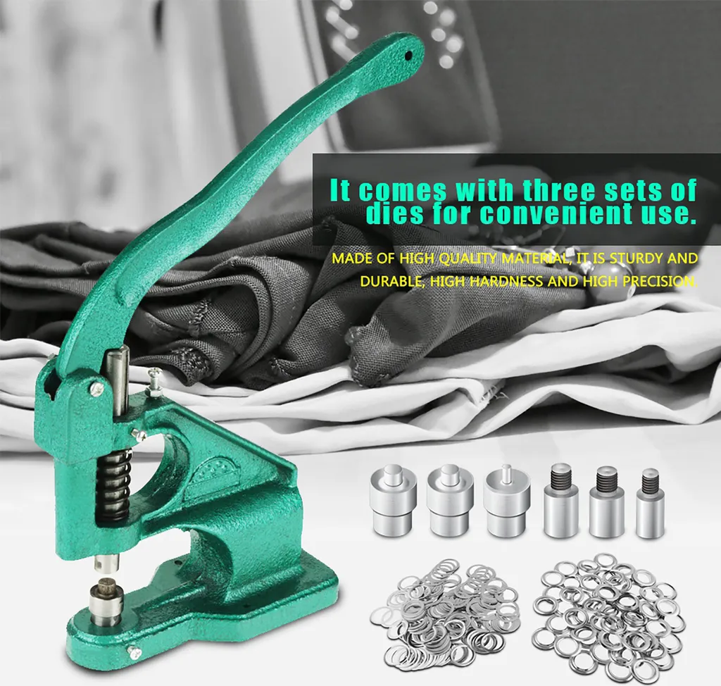 Presse à Riveter pour Bâches et Cuir avec 1500 Œillets Multi-Tailles