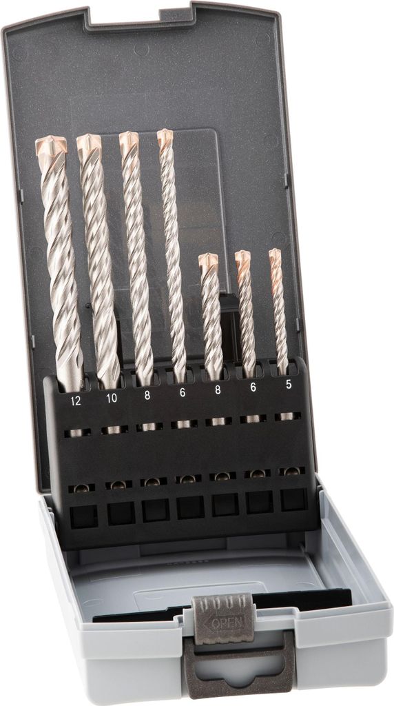 Alpen 80501007100 SDS-Plus - Set of bits for hammer drill (7 Stück)