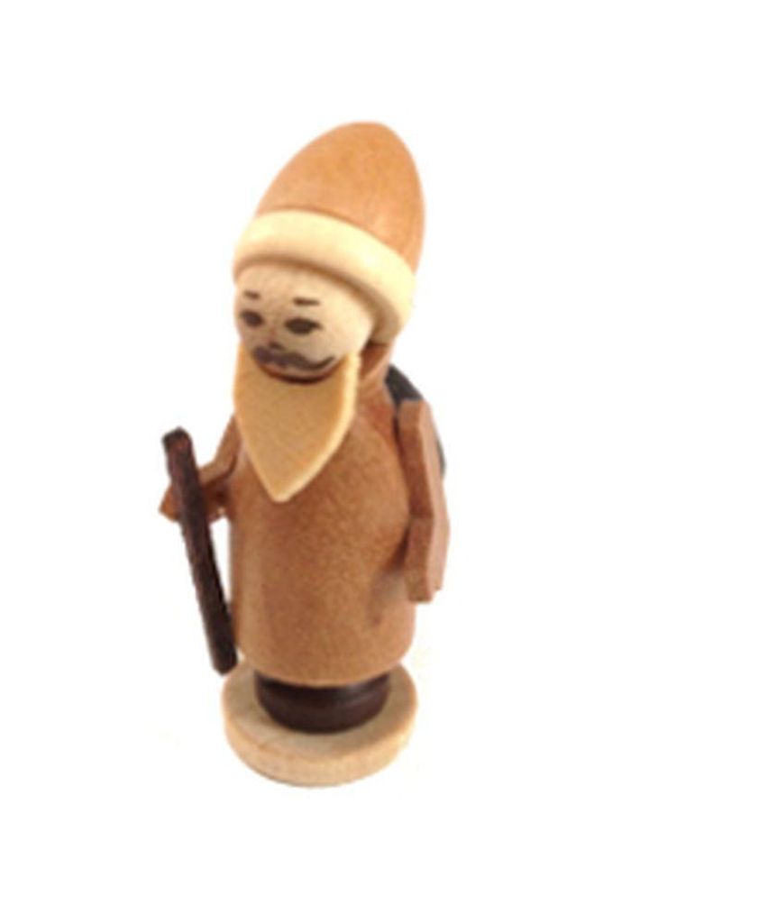 Miniaturfigur Weihnachtsmann klein natur Höhe=3,5cm NEU