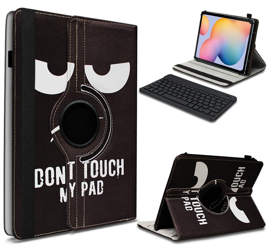 Tablet Hülle Tastatur Tasche für DOOGEE T40 11 Zoll 2024 Schutzhülle BluetoothFarbe 360 Uni:Motiv 6