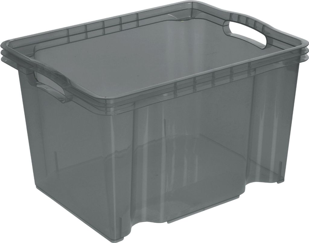 keeeper Aufbewahrungsbox "franz" 13,5 Liter crystal-grey transparent