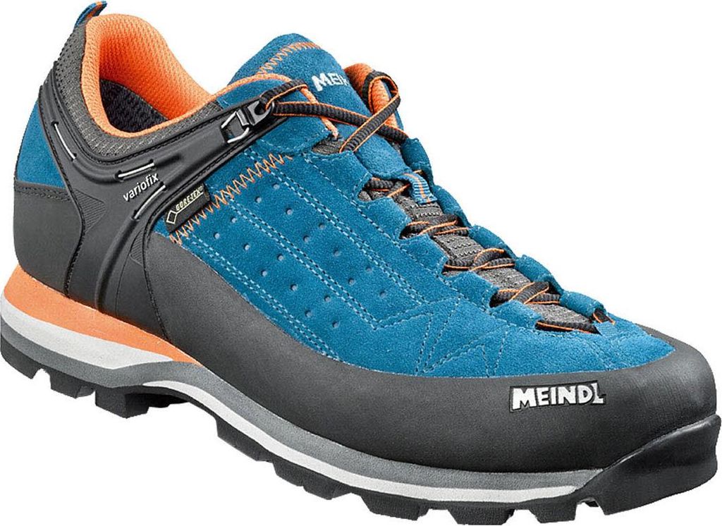 Meindl Herren Literock GTX Wanderhalbschuh blau/orange 43