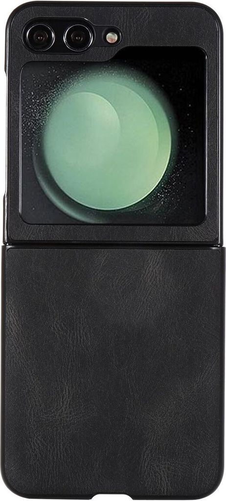 König Design Hülle kompatibel mit Samsung Galaxy Z Flip5 Kunststoff Soft Handyhülle - Handy Case Schwarz