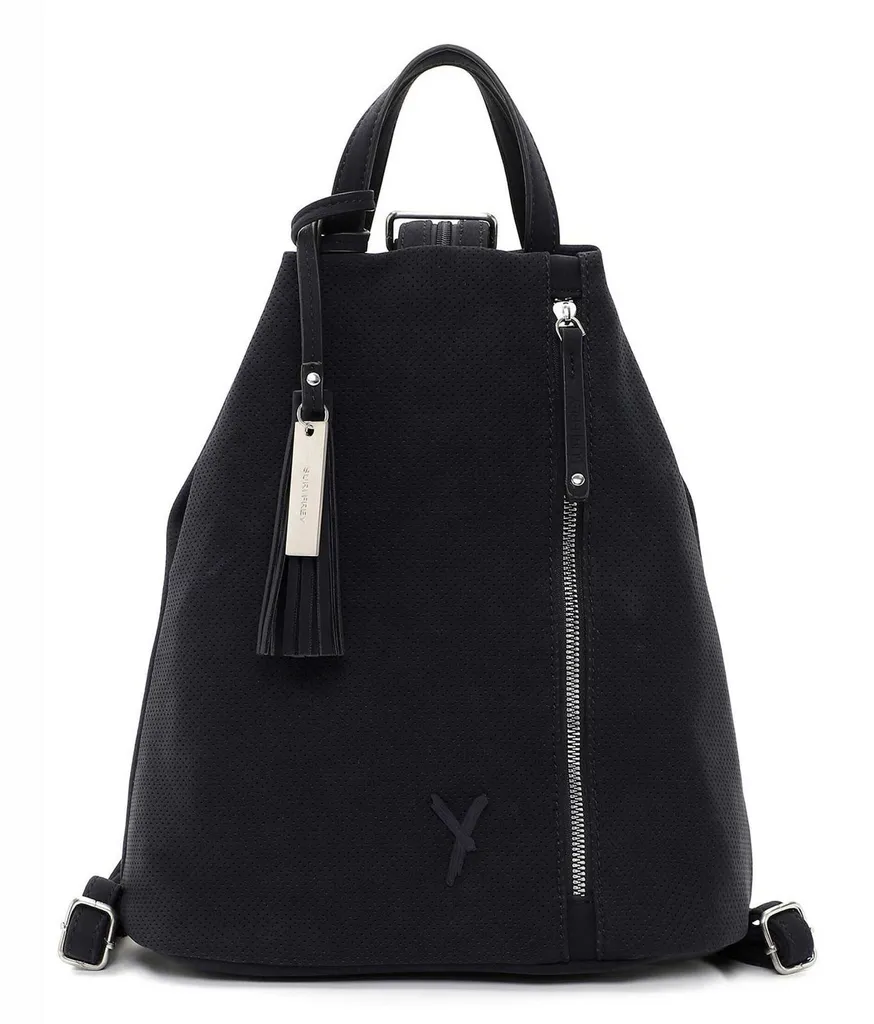 Sac à dos convertible en sac bandoulière tendance Romy bleu marine