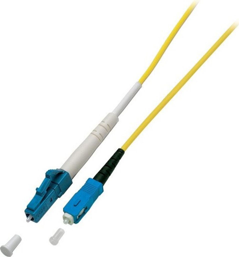 OS2 simplex Glasfaserkabel LC-SC 20m
