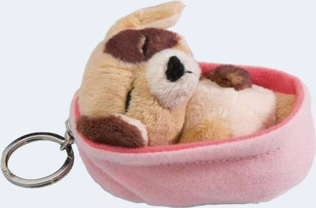 NICI Schlüsselanhänger Sleeping Pets Hund 8cm