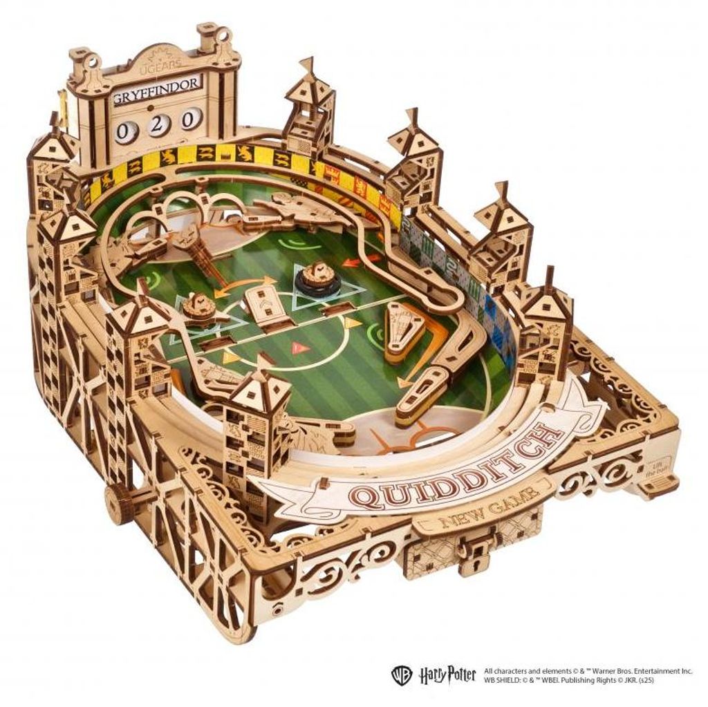 Puzzle 3D, Flipper Quidditch, Ugears, legno, 402 pezzi Immagine del prodotto 