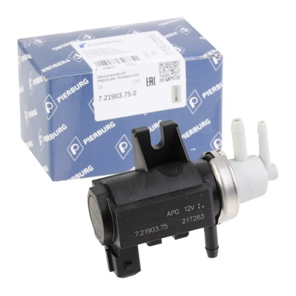 Électrovanne de commande de pression des gaz d'échappement Pierburg 12V