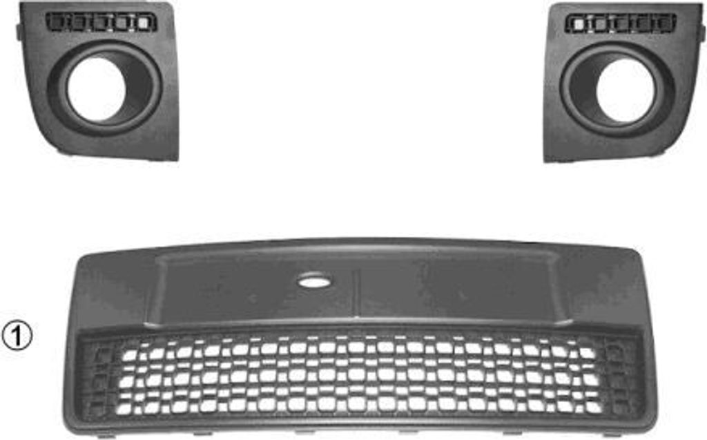 VAN WEZEL 1811590 - OE 1369703 Lüftungsgitter, vorne für Fusion