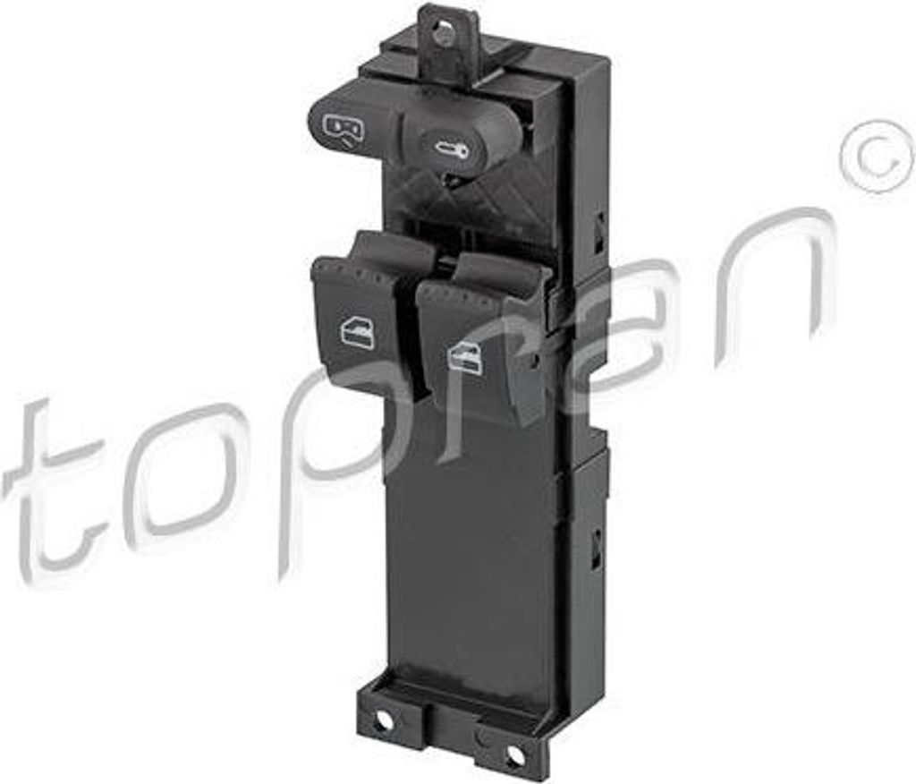 TOPRAN 116 029 Schalter, Türverriegelung OE 1J3959857A kompatibel mit Fabia, Octavia